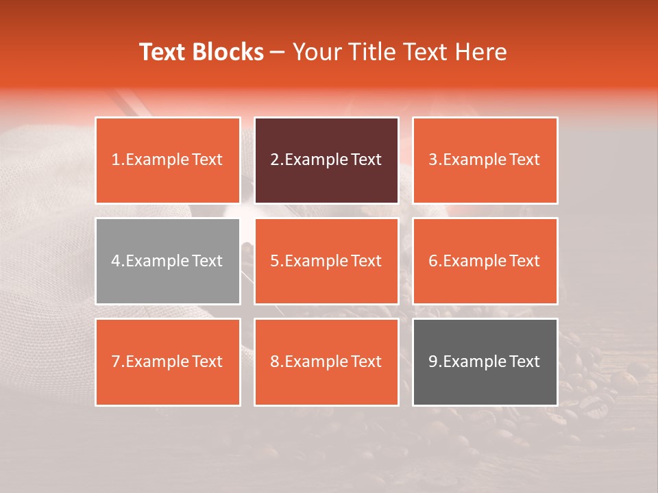 Coffee Espresso Bean PowerPoint Template