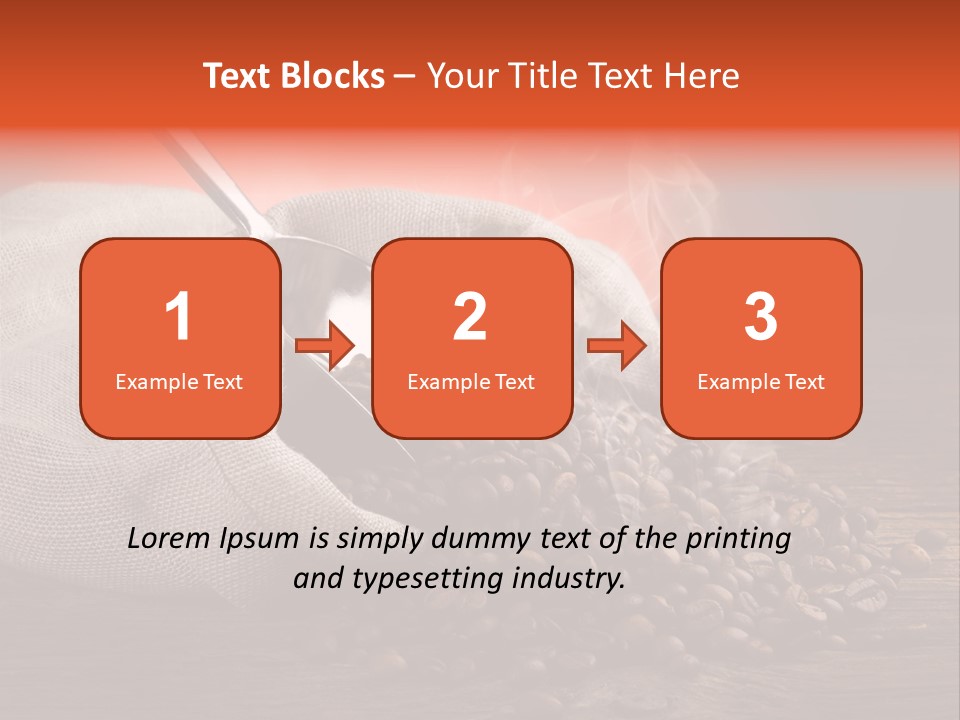 Coffee Espresso Bean PowerPoint Template