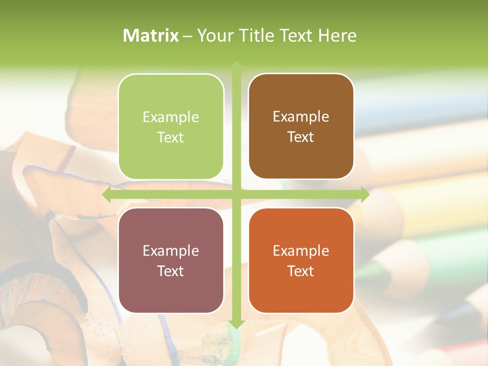 Colored Group Paint PowerPoint Template