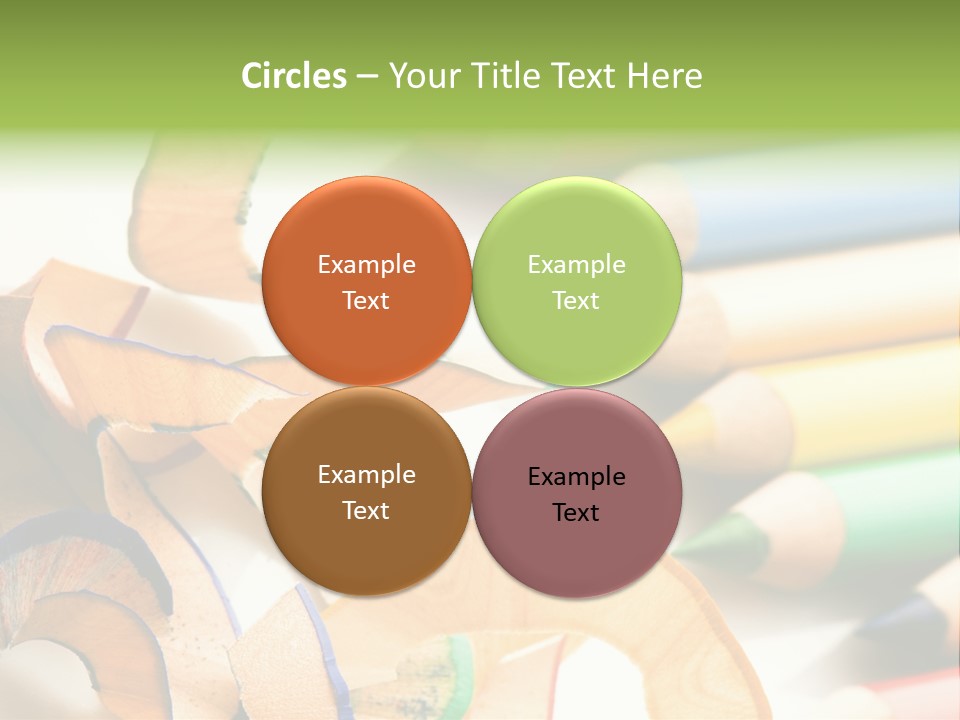 Colored Group Paint PowerPoint Template