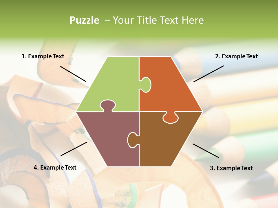 Colored Group Paint PowerPoint Template