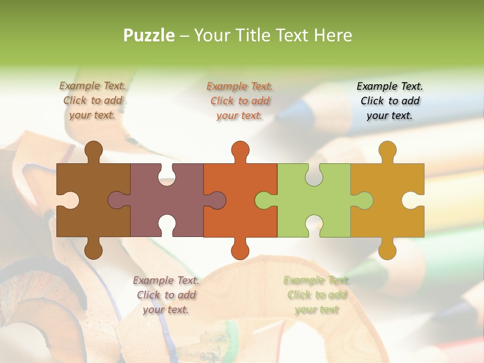 Colored Group Paint PowerPoint Template