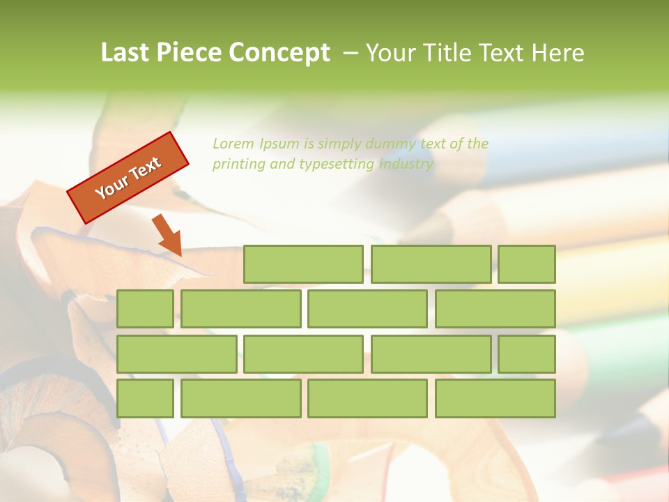 Colored Group Paint PowerPoint Template