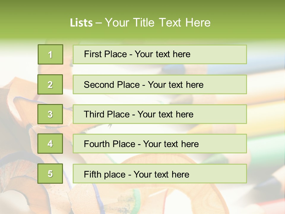 Colored Group Paint PowerPoint Template