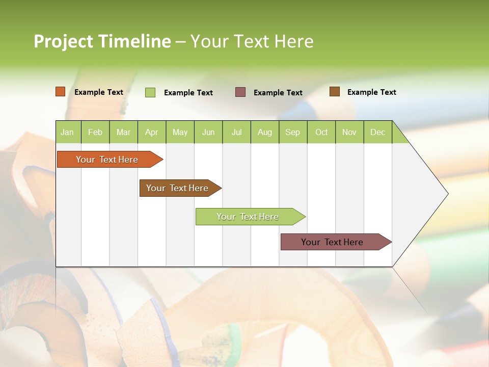 Colored Group Paint PowerPoint Template