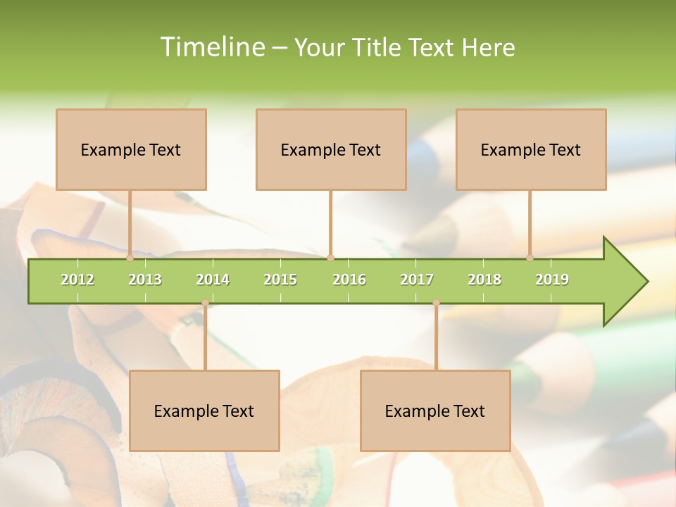 Colored Group Paint PowerPoint Template