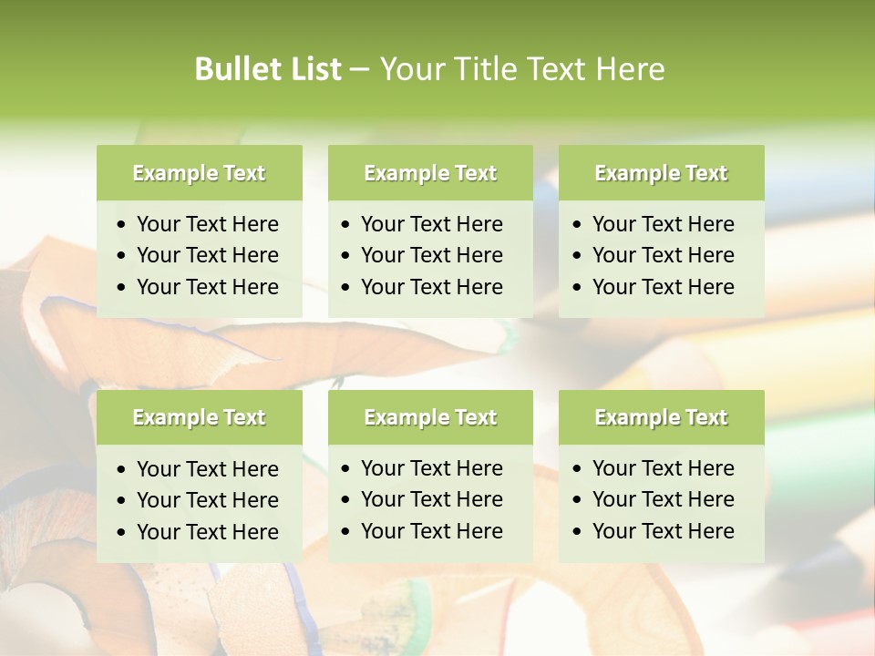 Colored Group Paint PowerPoint Template