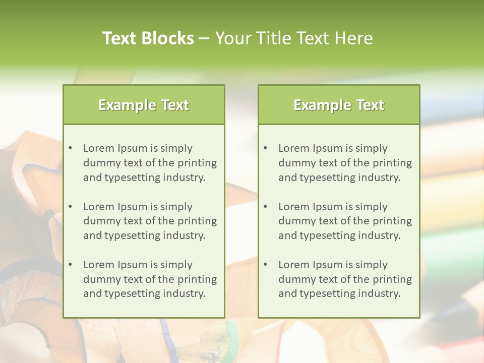 Colored Group Paint PowerPoint Template