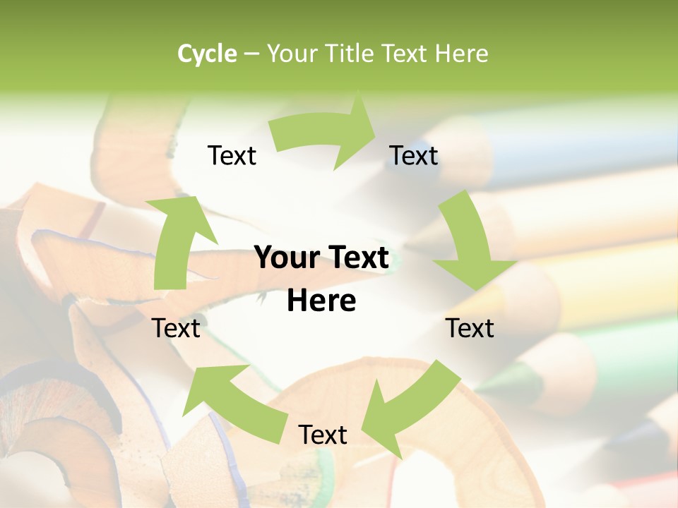 Colored Group Paint PowerPoint Template