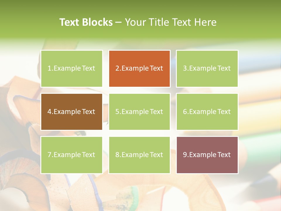Colored Group Paint PowerPoint Template