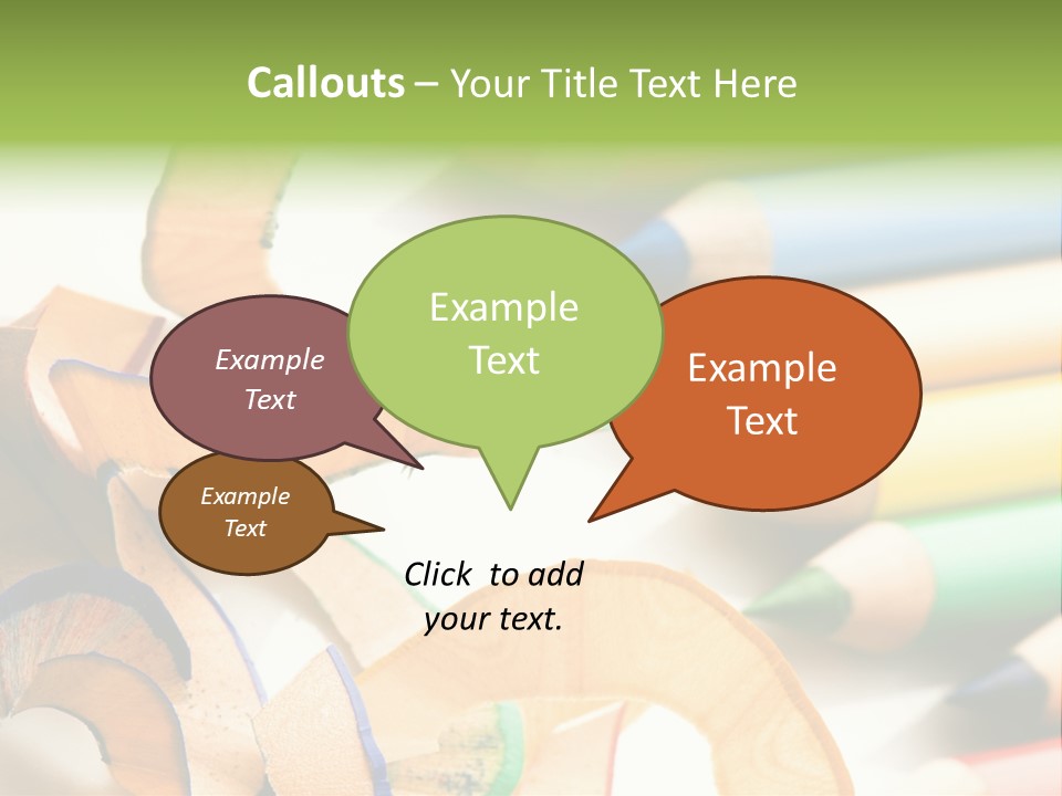 Colored Group Paint PowerPoint Template