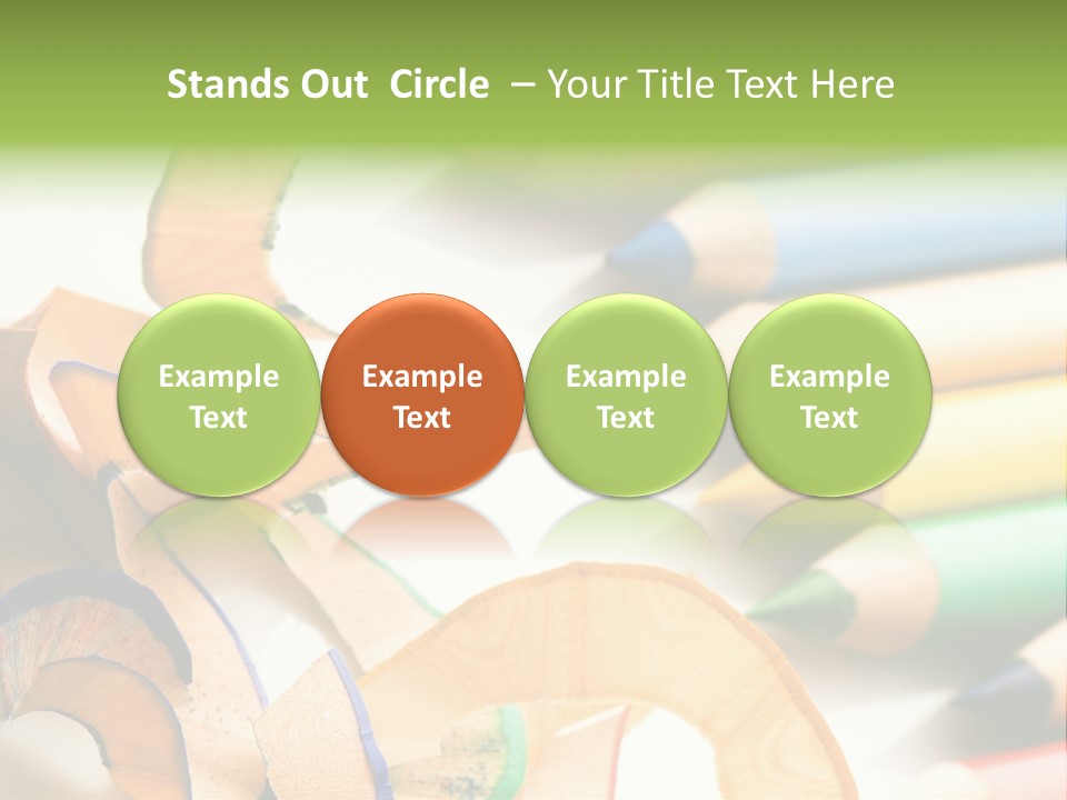 Colored Group Paint PowerPoint Template