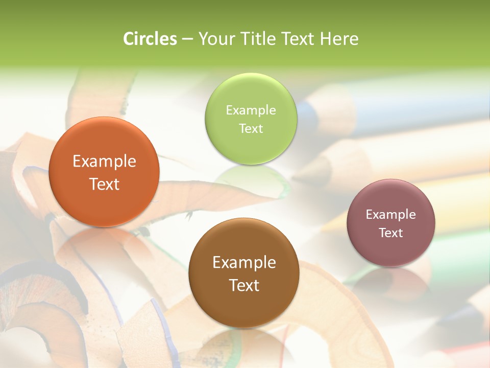 Colored Group Paint PowerPoint Template