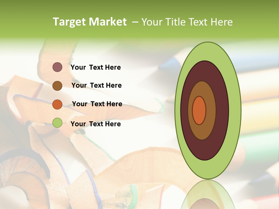 Colored Group Paint PowerPoint Template