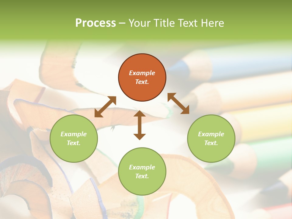 Colored Group Paint PowerPoint Template