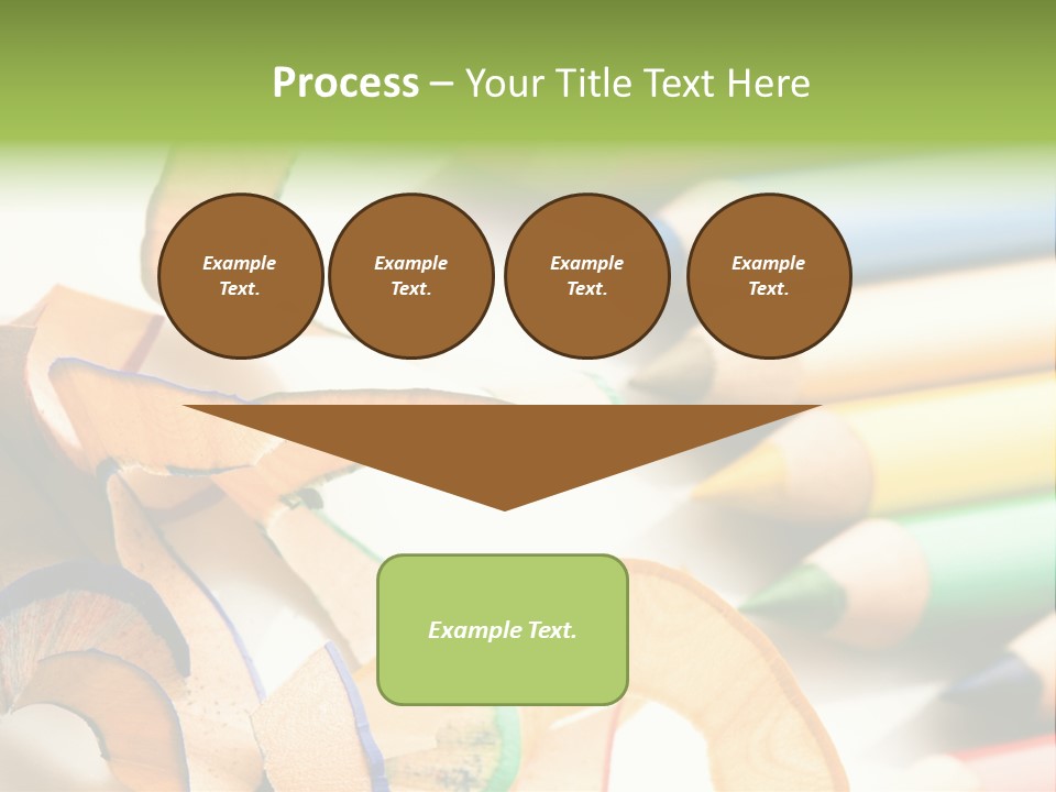 Colored Group Paint PowerPoint Template