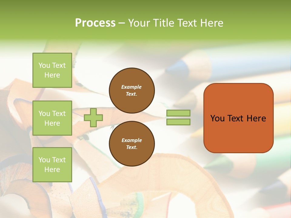 Colored Group Paint PowerPoint Template