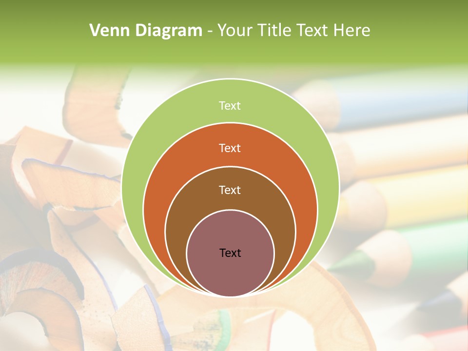 Colored Group Paint PowerPoint Template