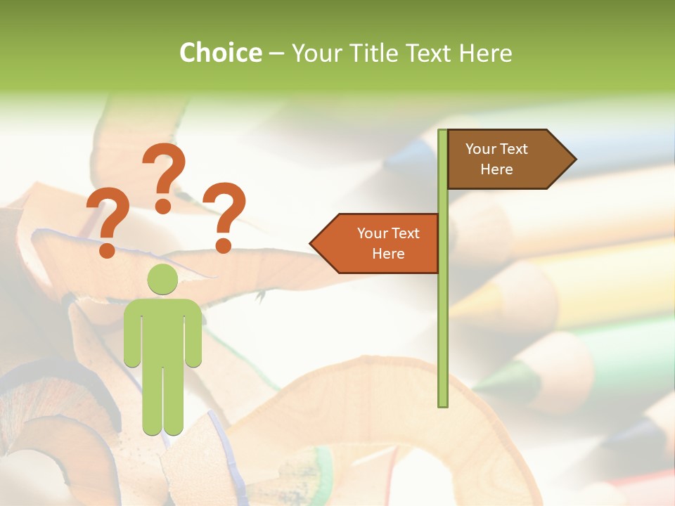 Colored Group Paint PowerPoint Template