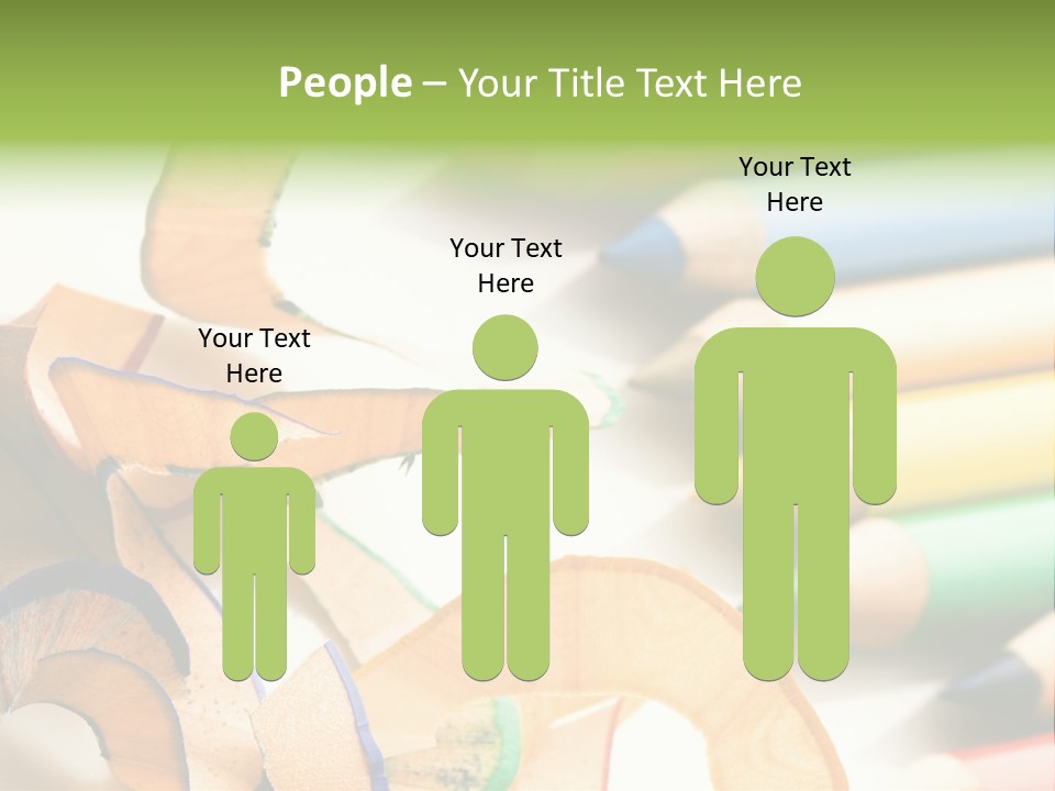 Colored Group Paint PowerPoint Template