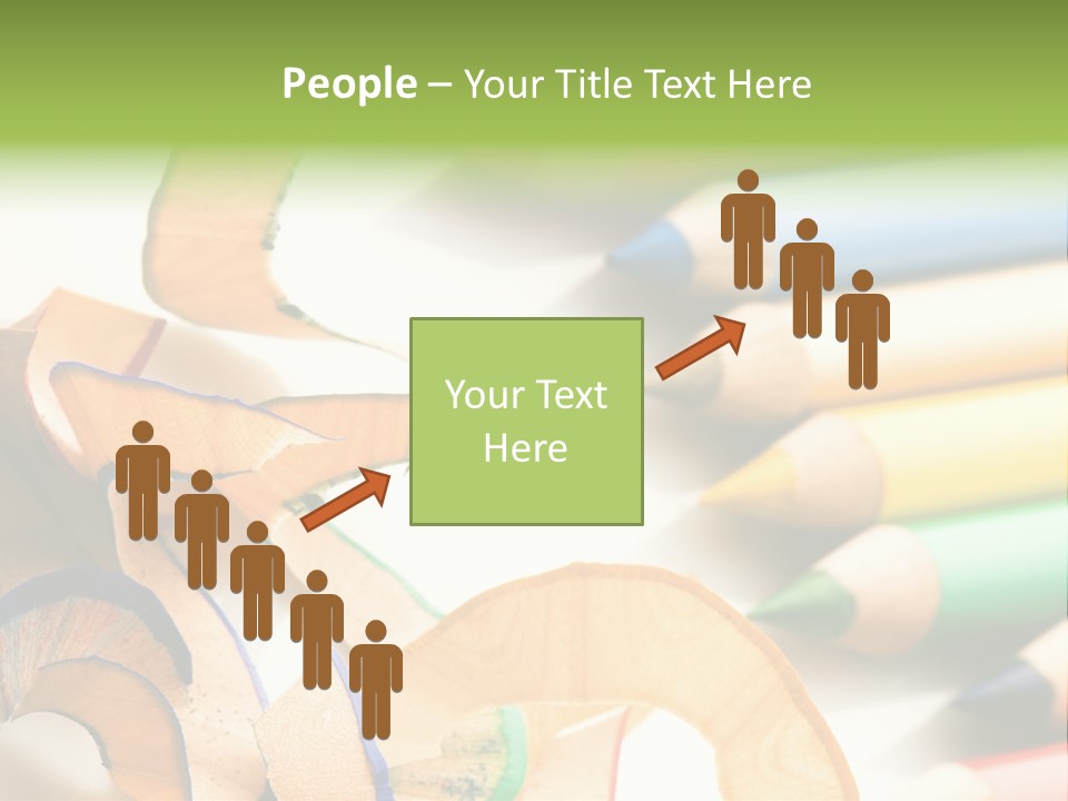 Colored Group Paint PowerPoint Template