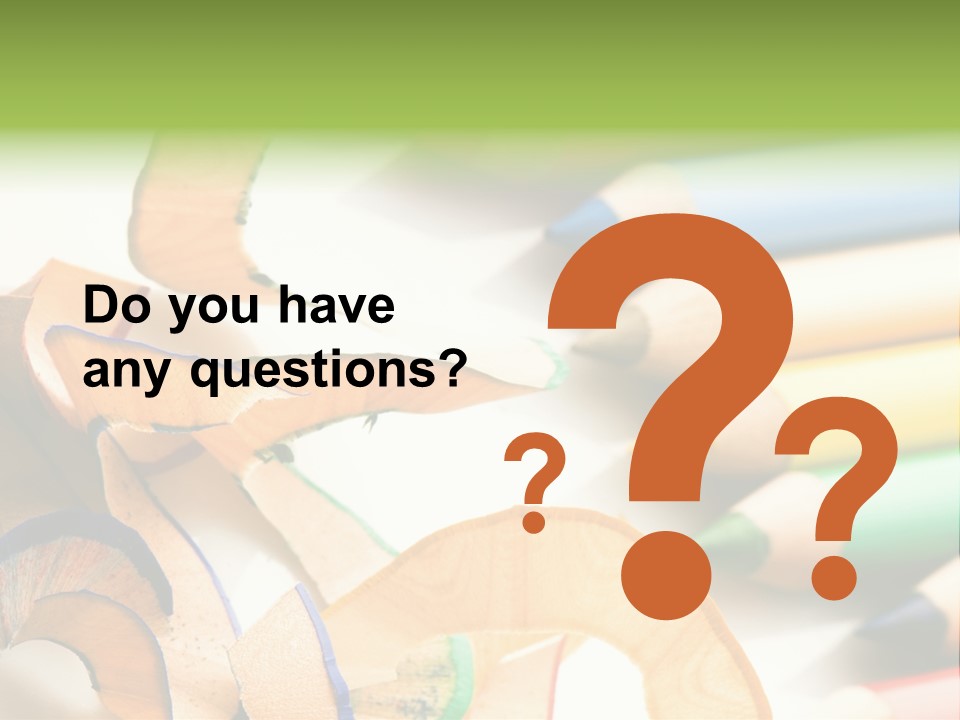 Colored Group Paint PowerPoint Template