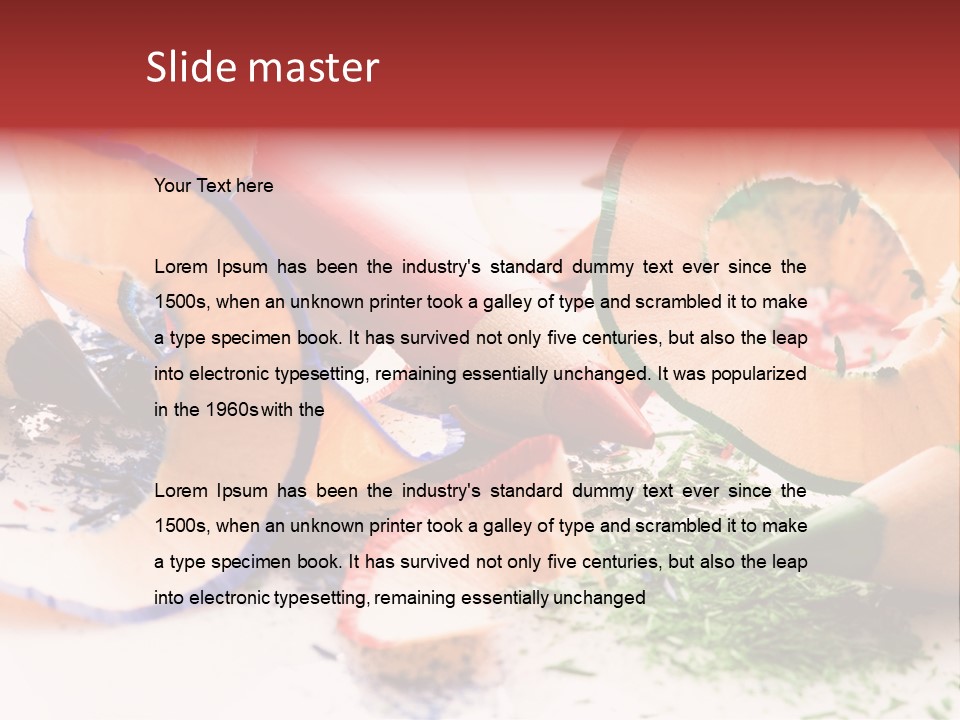 Color Macro Blue PowerPoint Template