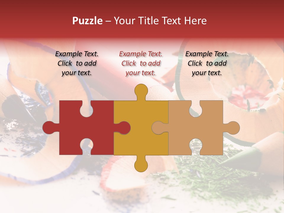 Color Macro Blue PowerPoint Template