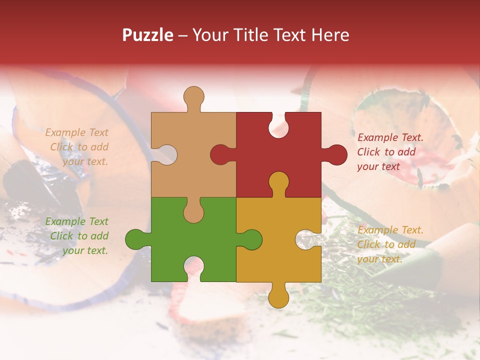 Color Macro Blue PowerPoint Template