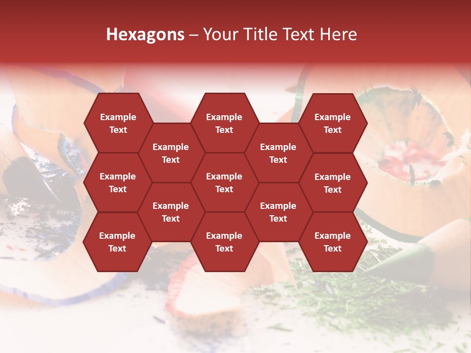 Color Macro Blue PowerPoint Template