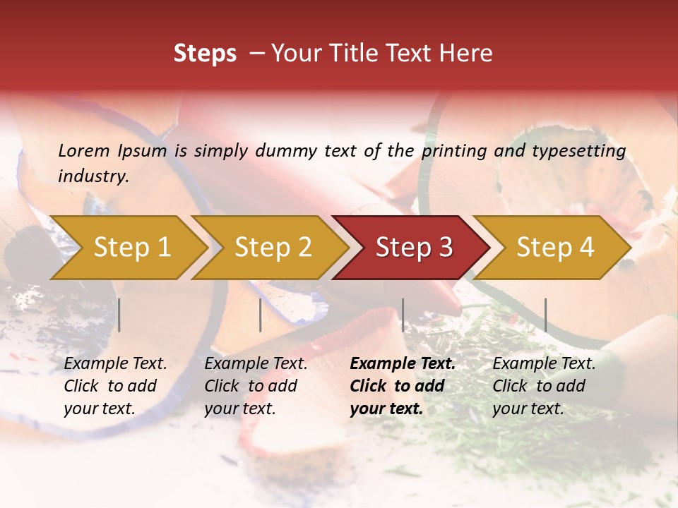 Color Macro Blue PowerPoint Template