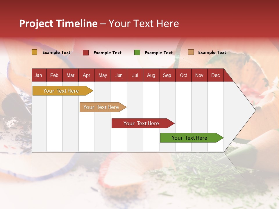 Color Macro Blue PowerPoint Template
