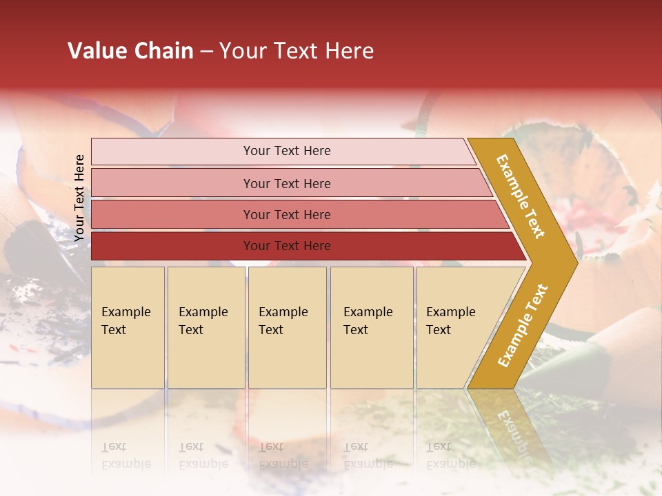 Color Macro Blue PowerPoint Template