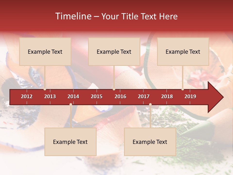 Color Macro Blue PowerPoint Template