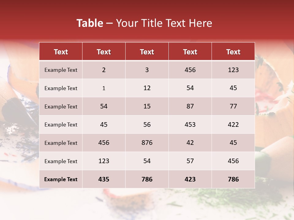 Color Macro Blue PowerPoint Template