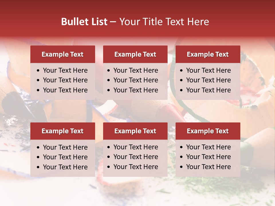 Color Macro Blue PowerPoint Template