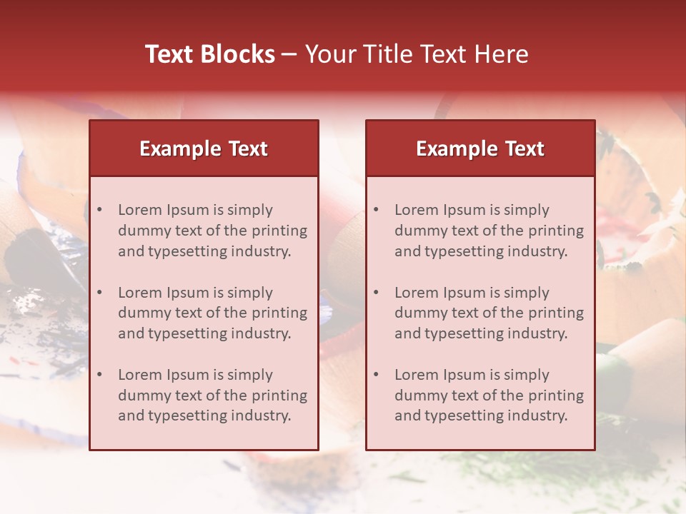 Color Macro Blue PowerPoint Template