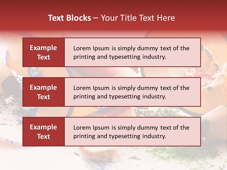 Color Macro Blue PowerPoint Template