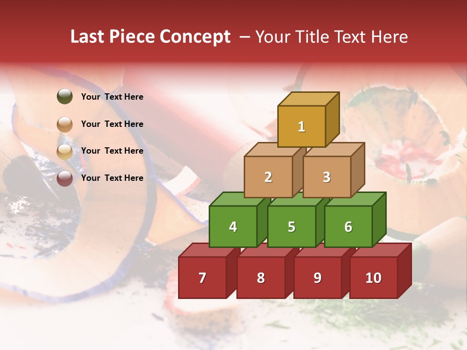 Color Macro Blue PowerPoint Template