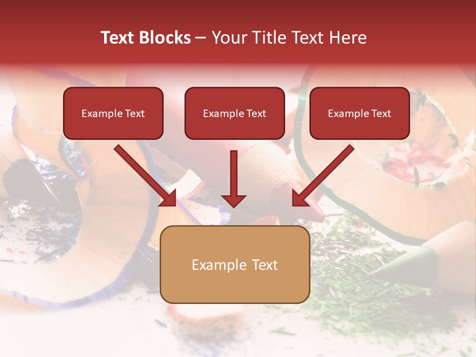 Color Macro Blue PowerPoint Template