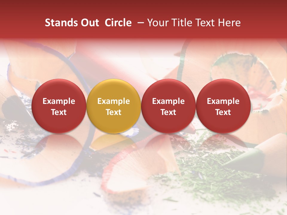 Color Macro Blue PowerPoint Template