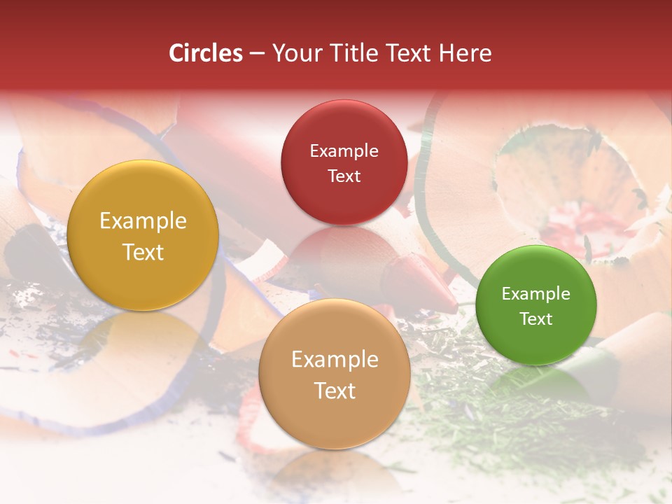 Color Macro Blue PowerPoint Template