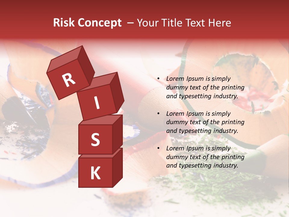 Color Macro Blue PowerPoint Template