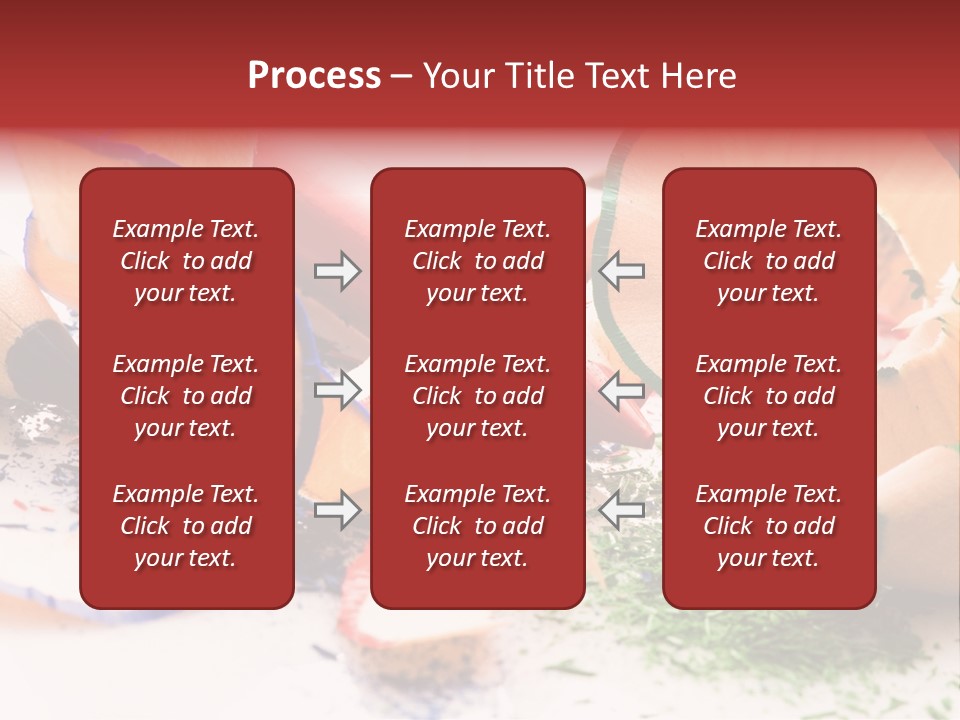 Color Macro Blue PowerPoint Template