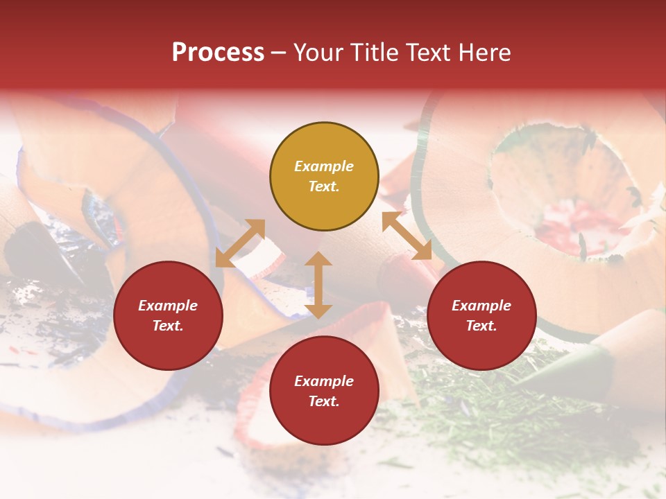 Color Macro Blue PowerPoint Template