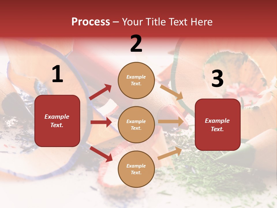 Color Macro Blue PowerPoint Template