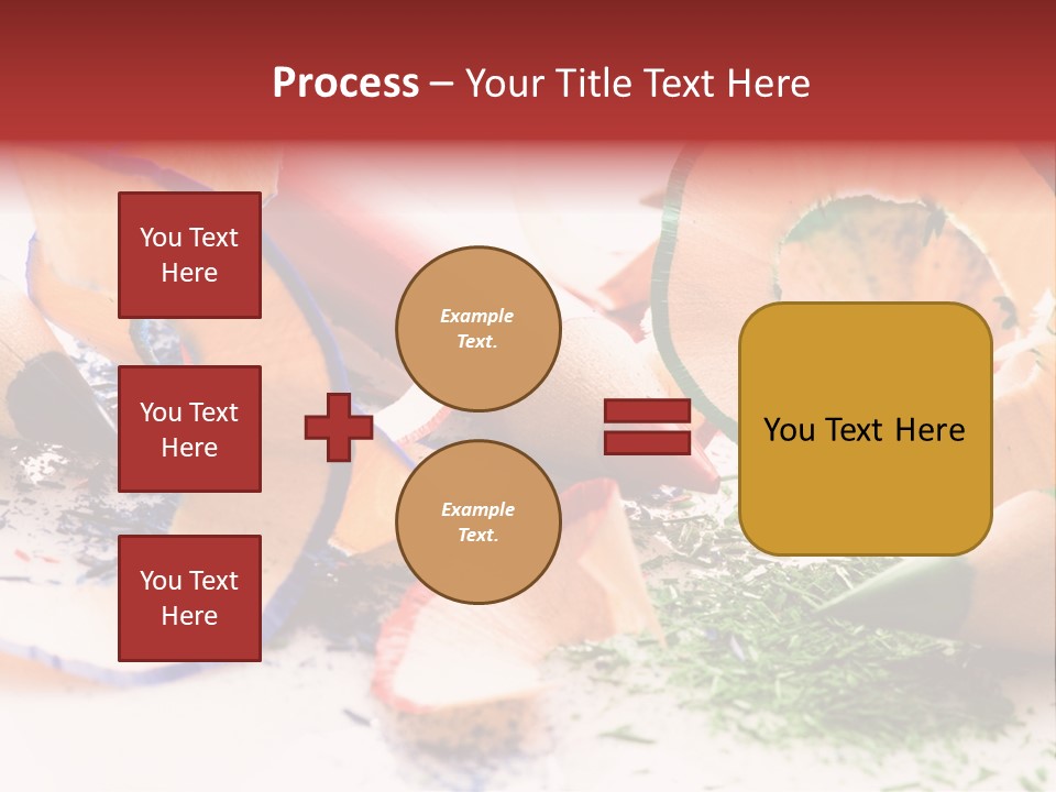 Color Macro Blue PowerPoint Template