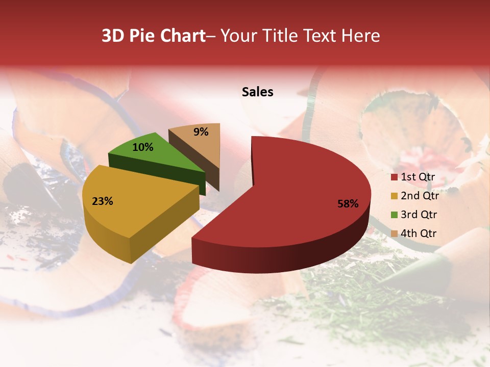 Color Macro Blue PowerPoint Template