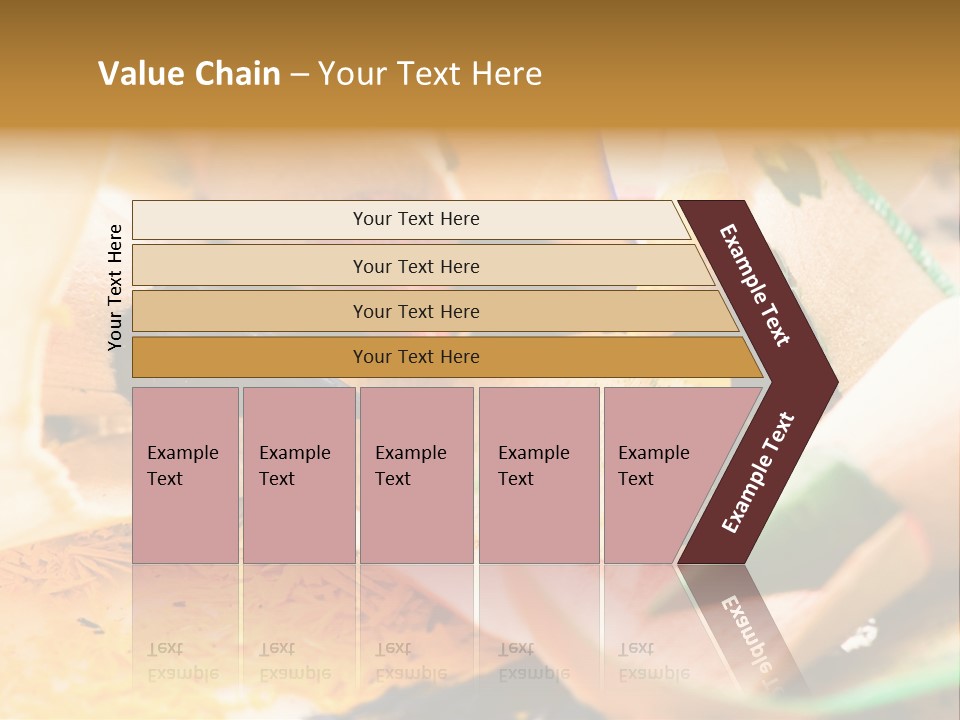 Pencil Macro Abstract PowerPoint Template
