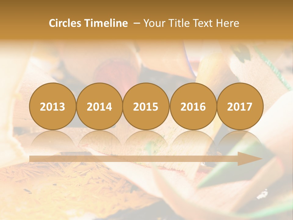 Pencil Macro Abstract PowerPoint Template